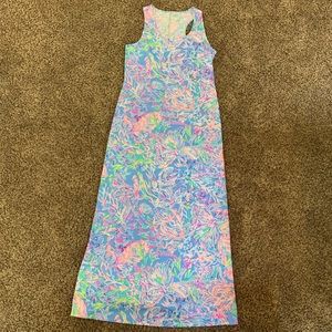 Lilly Pulitzer “Under the Sea” Maxi Dress, Large